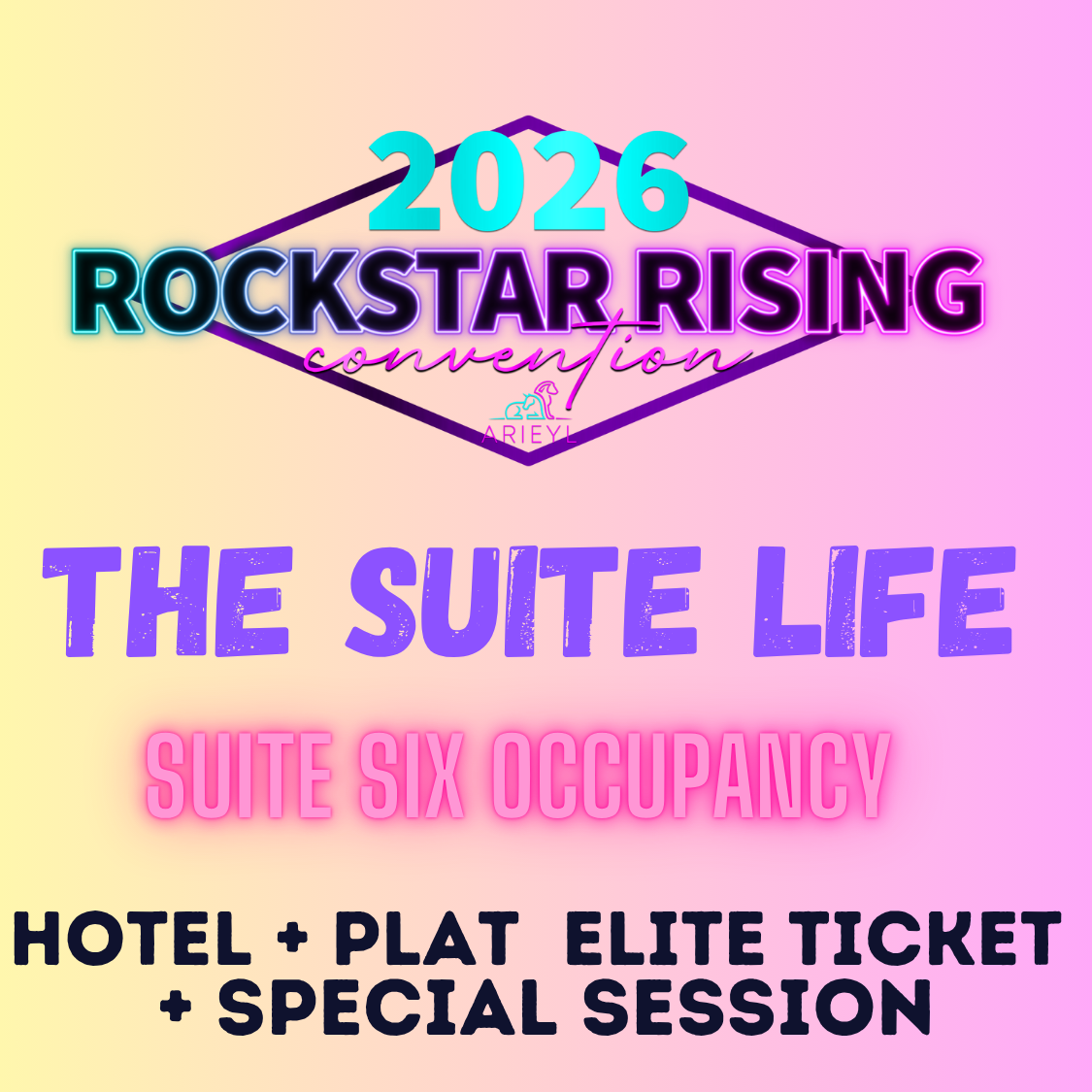 Rockstar Rising: VIP Plat Elite Admission + Suite Six Occupancy