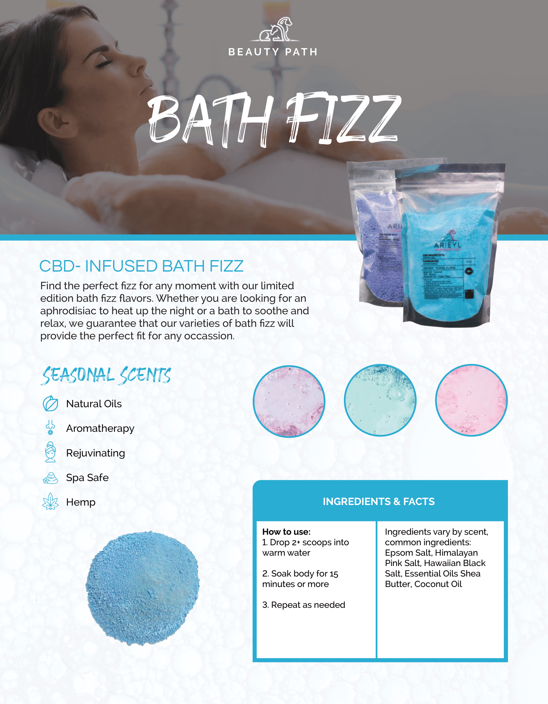 Image of Boujee Bath Fizz: te rocías