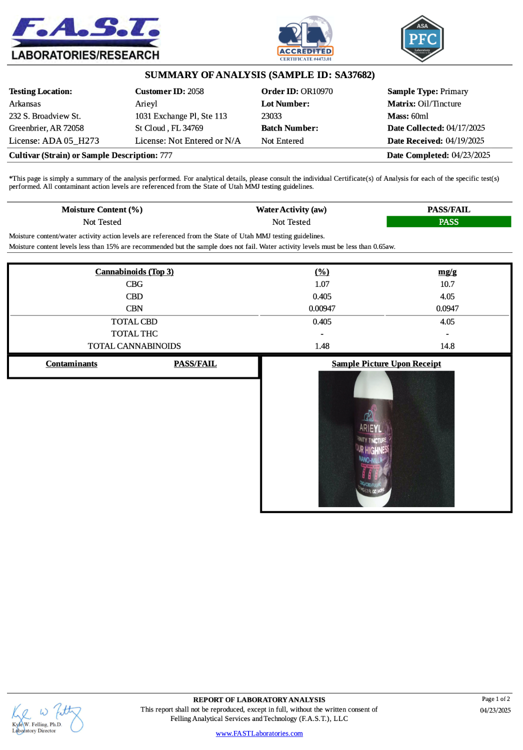 Image of 777 Nano Nilla